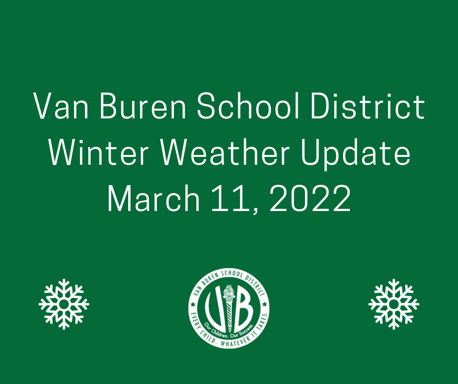 REVISED: VBSD Winter Weather Update for March 11, 2022