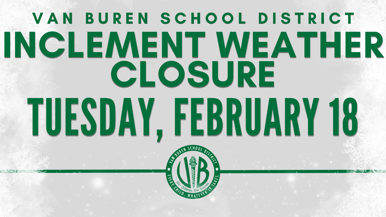 VBSD Closed Tuesday, February 18 