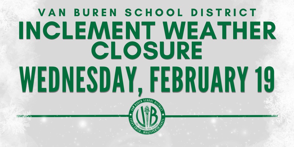 VBSD Closed Wednesday, February 19